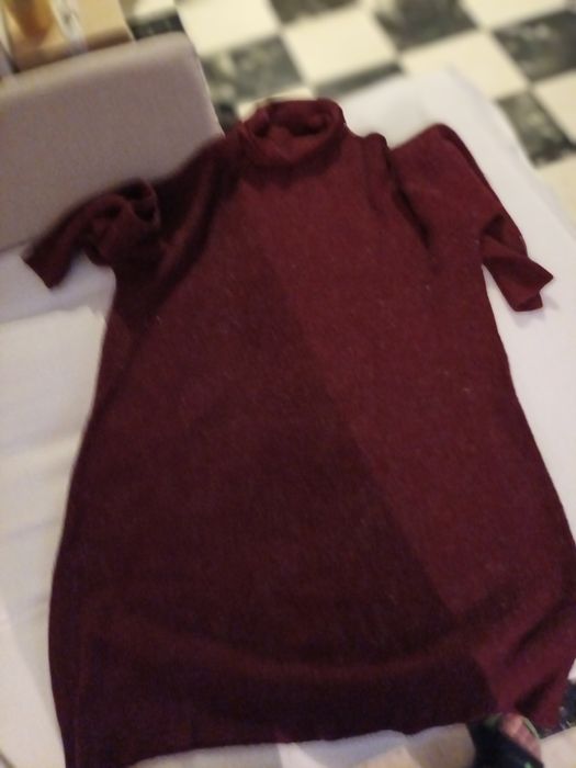 Pulover supradimensionat vișiniu Zeeman de femei marimea 48