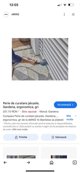 Perie curatat Jaluzele Gardena