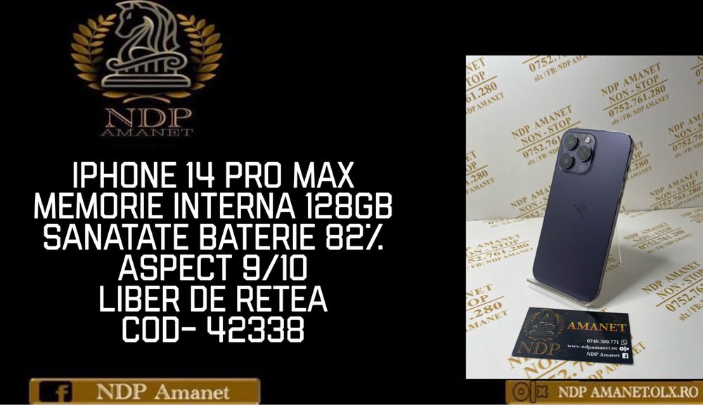 NDP Amanet Braila Iphone 14 Pro Max( 42348)