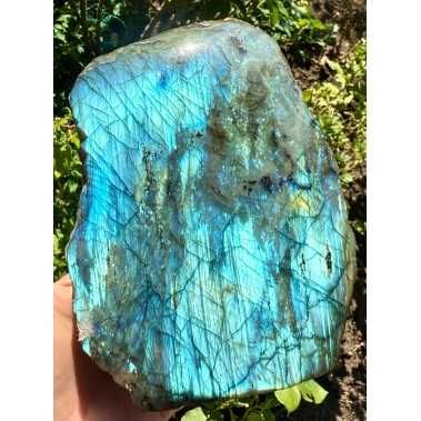 Sculptură din labradorit natural 16 cm – cristal al intuiției