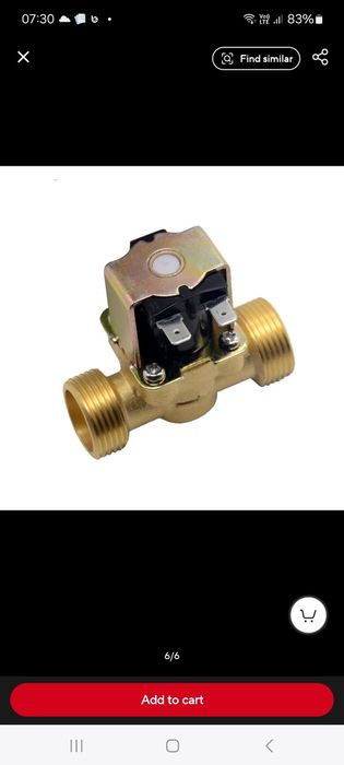 Electrovalva Alamă  3/4 220V AC