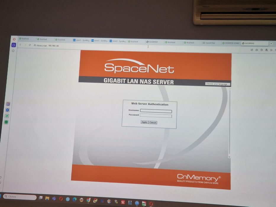 Gigabit nas server 2TB cnmemory. space net