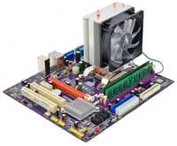 Дънна платка GeForce7050M-M + CPU Athlon 64 X2 3800 + 2x2 GB RAM