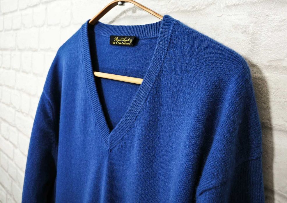 Royal Argali  100% Кашмирен мъжки пуловер размер L