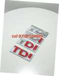 Emblema Tdi Crom Simpla Metalica Volkswagen