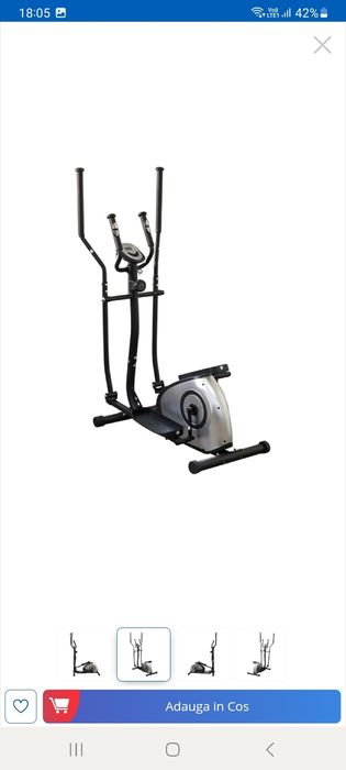 Bicicleta eliptica techfit 320