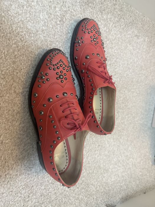 Pantofi Moschino corai