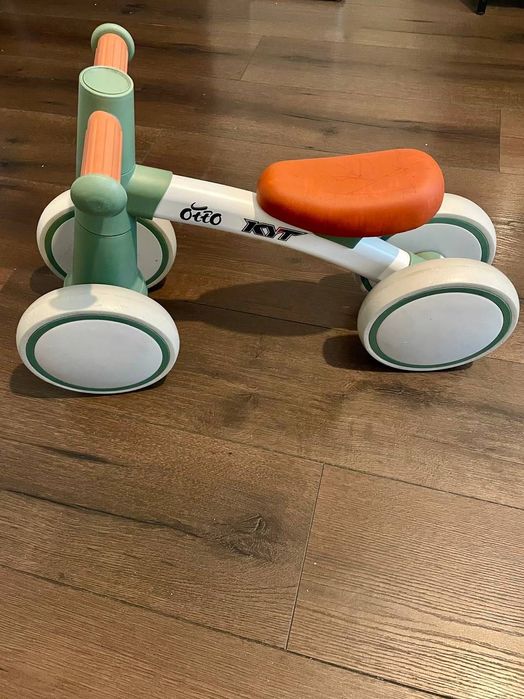Bicicleta bebe otto - verde - varsta 1-3 ani