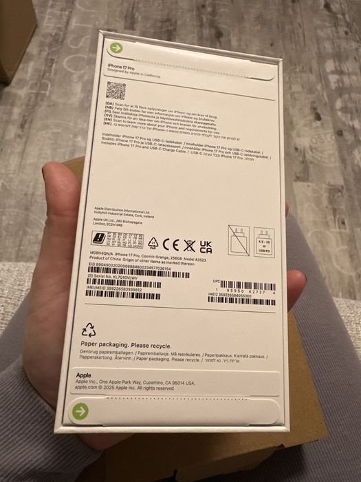 Iphone 17 Pro (cosmic orange) 256gb NOU SIGILAT