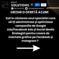 Optimizare Google Ads Expert, Facebook Ads, Instagram Ads Social Media