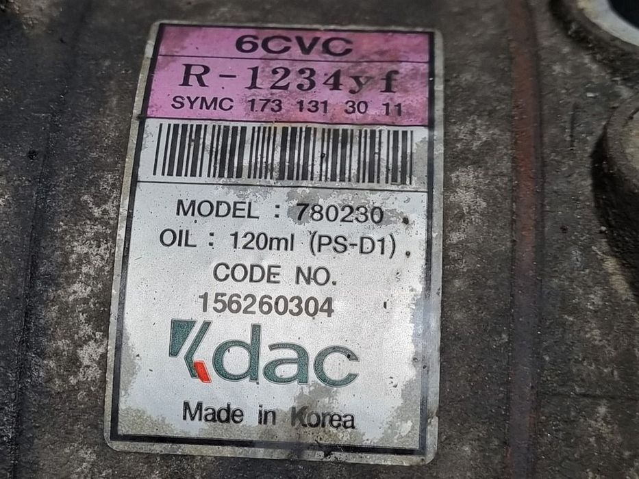 Compresor clima SsangYong Tivoli 1.6 D 2015 - 2019 D16DTF (1290) 156260304