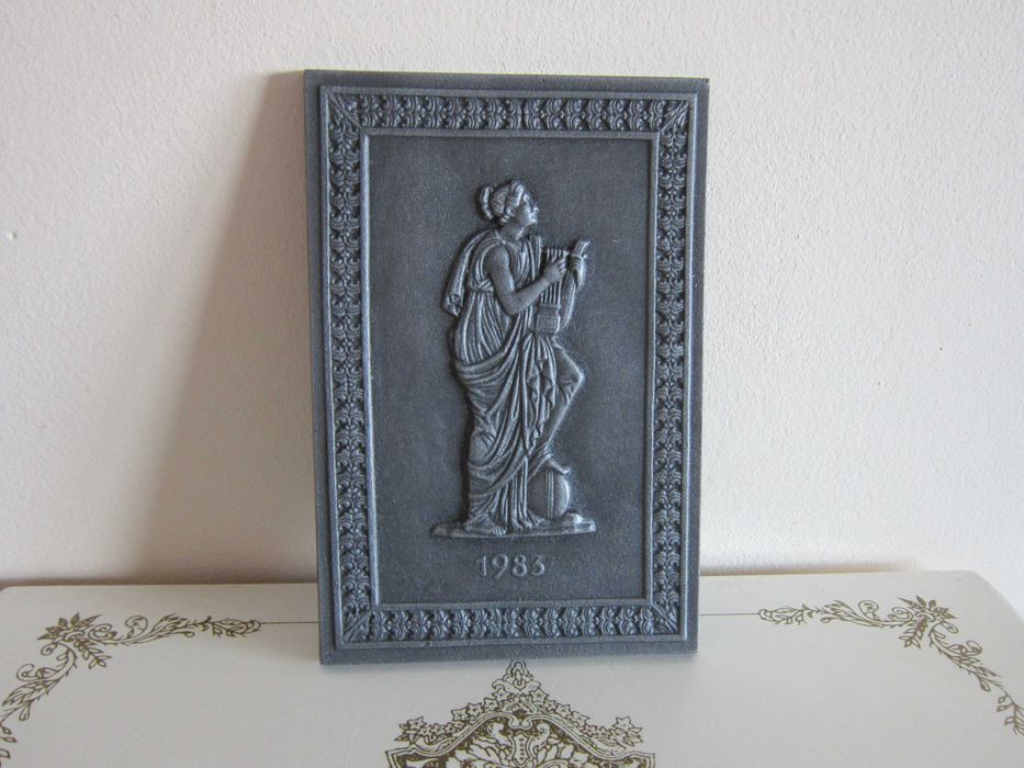 cadou rar Art Noveau fonta Buderus 1983 Germania Muza dansului,muzicii