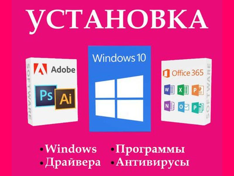 Kompyuterga WINDOWS, LINUX sistemalarini oʻrnatish xizmati