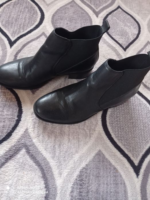 Дамски боти от естествена кожа