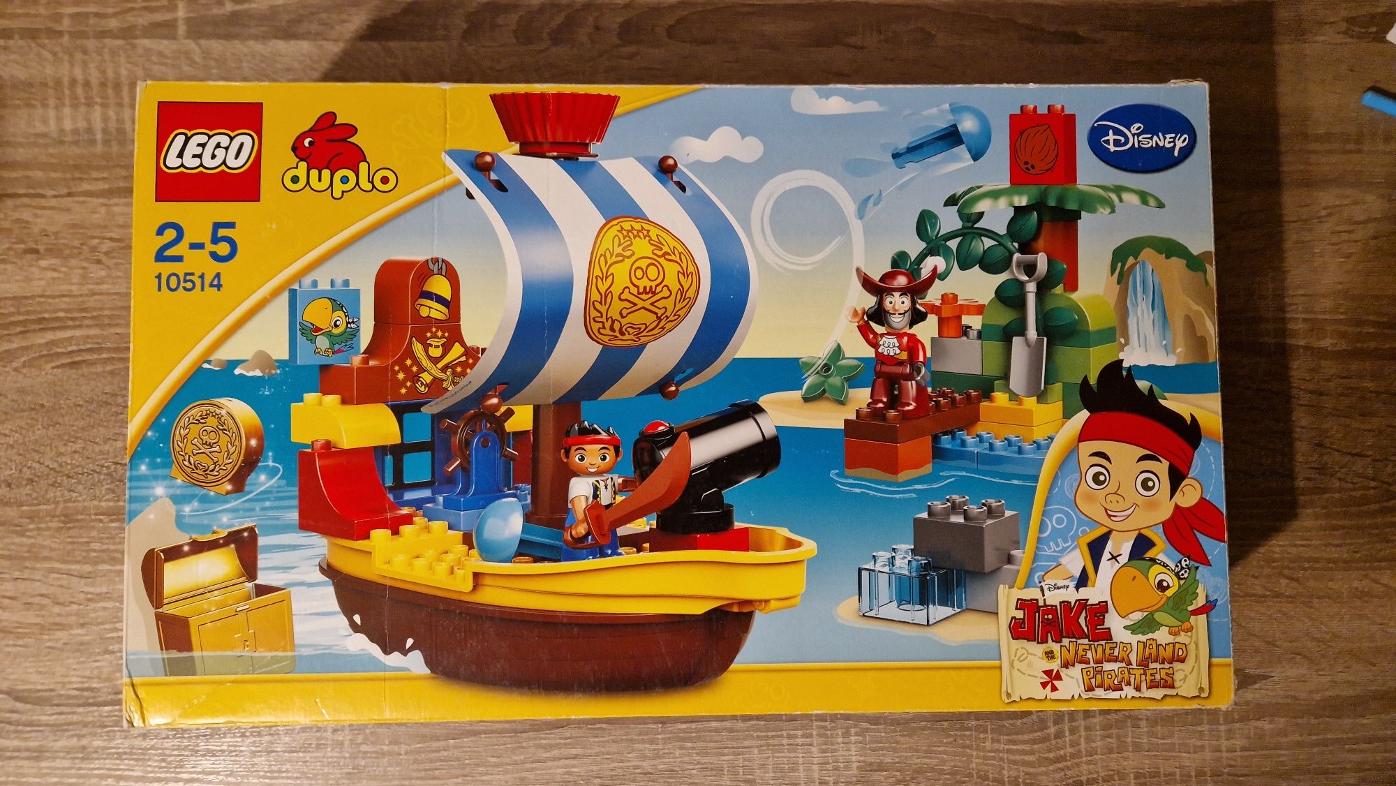 Лего Дупло ОРИГИНАЛ Пиратский корабль со стреляющей пушкой