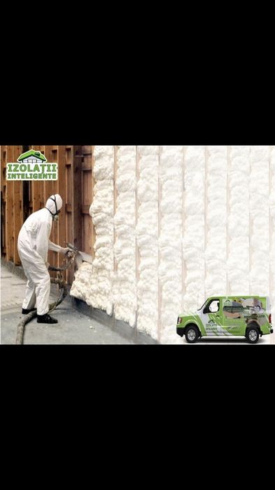 Izolatii /Izolatie termica si fonica  cu spuma poliuretanica 49 lei mp