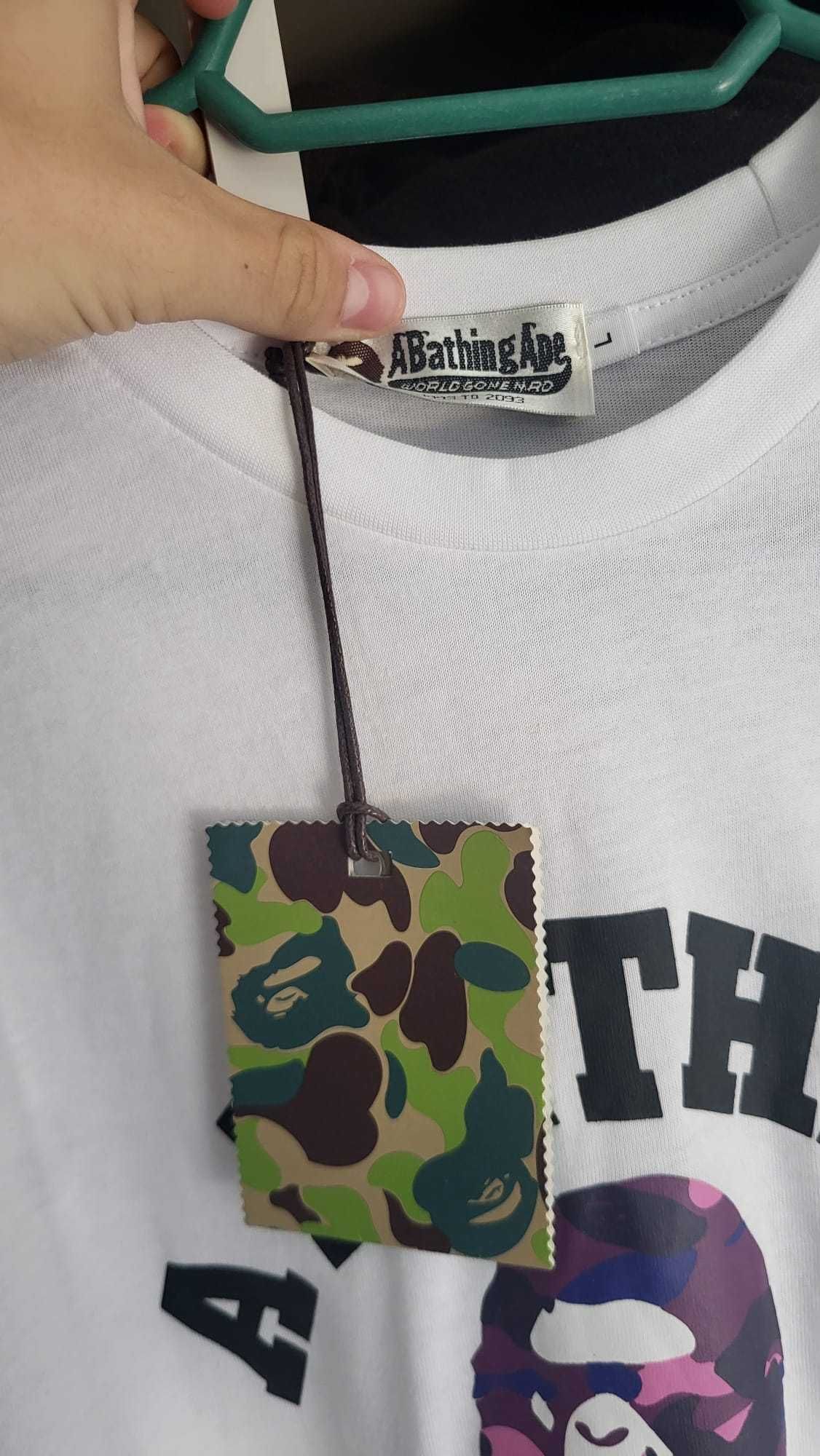 Tricou Abathing Ape Alb