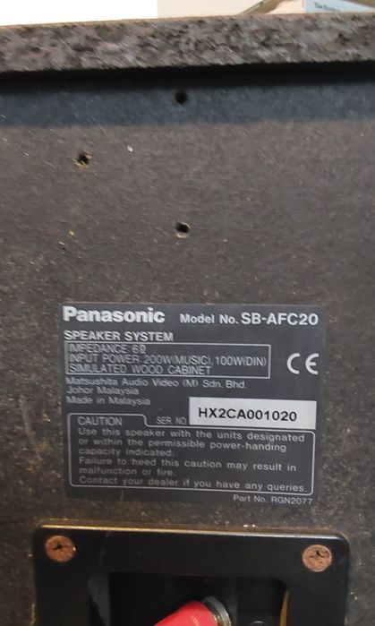 Vând Sistem Audio Panasonic complet și de mare calitate !