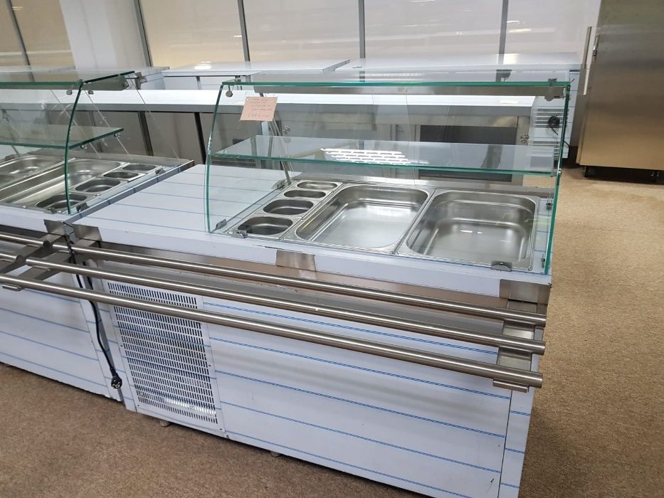 Linii de autoservire Vitrine calde reci