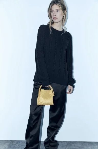 Чанта с камъни Zara чисто нова