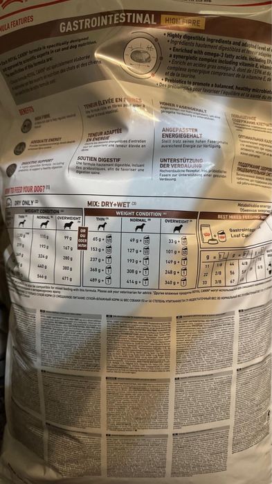 Mancare caini royal canin gastrointestinal