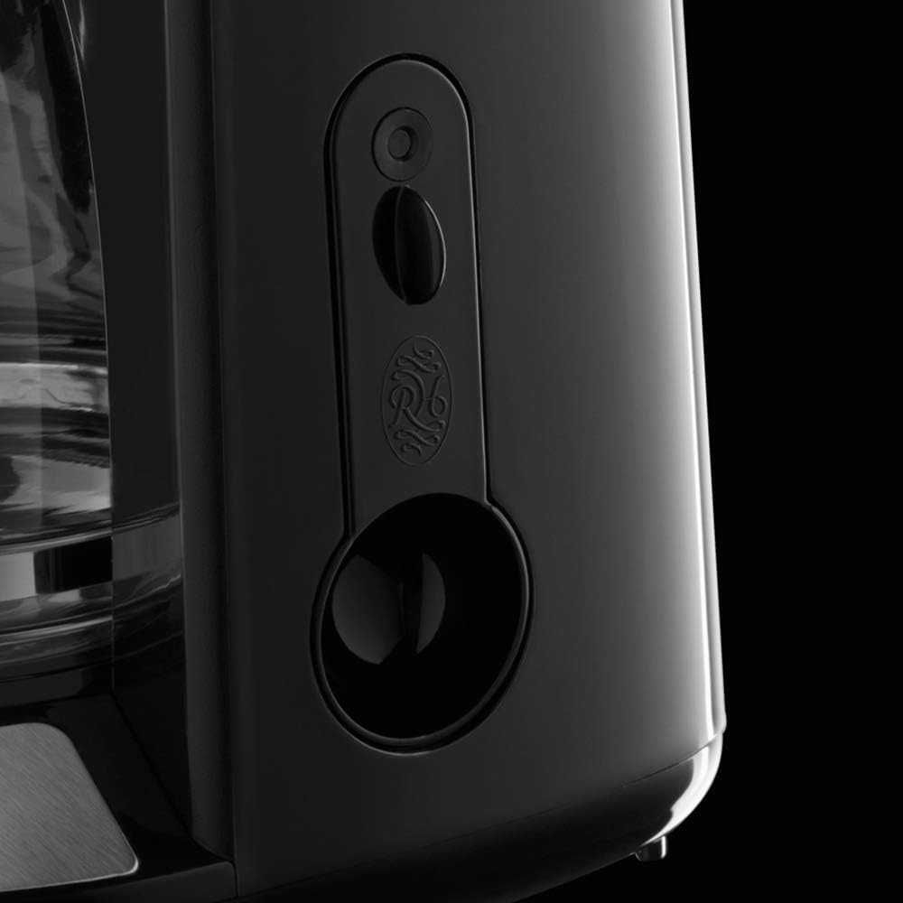 Шварц Кафемашина Russell Hobbs Digital Glass Victoria 1.25L, 1100W