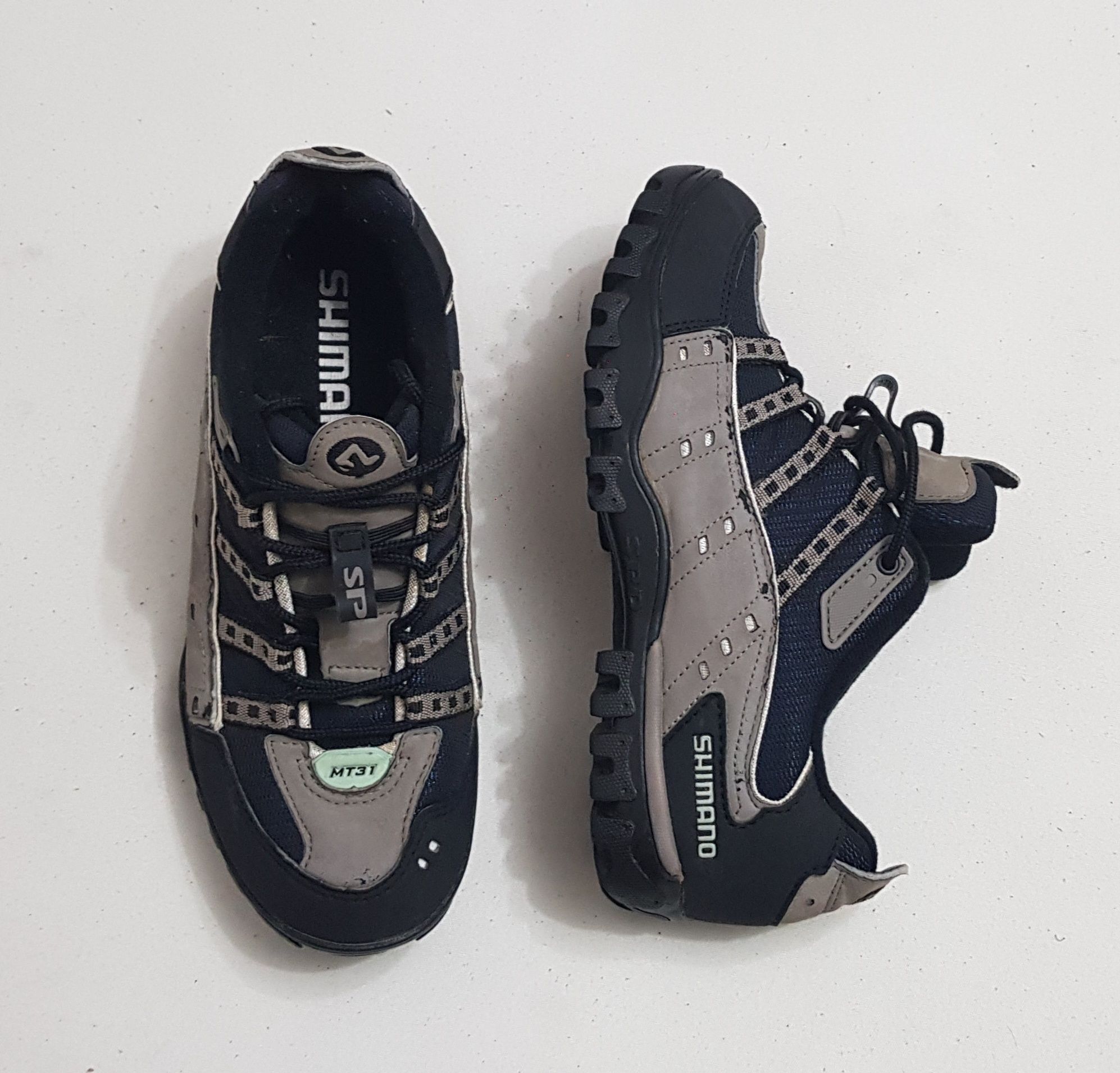 Pantofi ciclism SHIMANO MT31, încălțăminte SPD MTB trail, Nr 40 EU