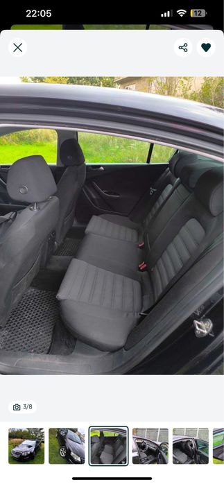 Vw passat 2007 dsg bi-xenon 170 cp climatronic pilot scaune  elec