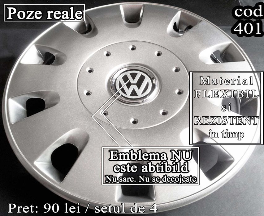 Capace roti 16 Volkswagen - Livrare cu verificare