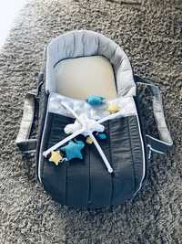 Geanta/cosulet / landou textil pentru trasport bebelus