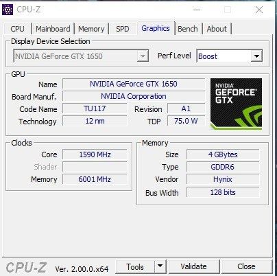 Gainward GTX 1650 4Gb