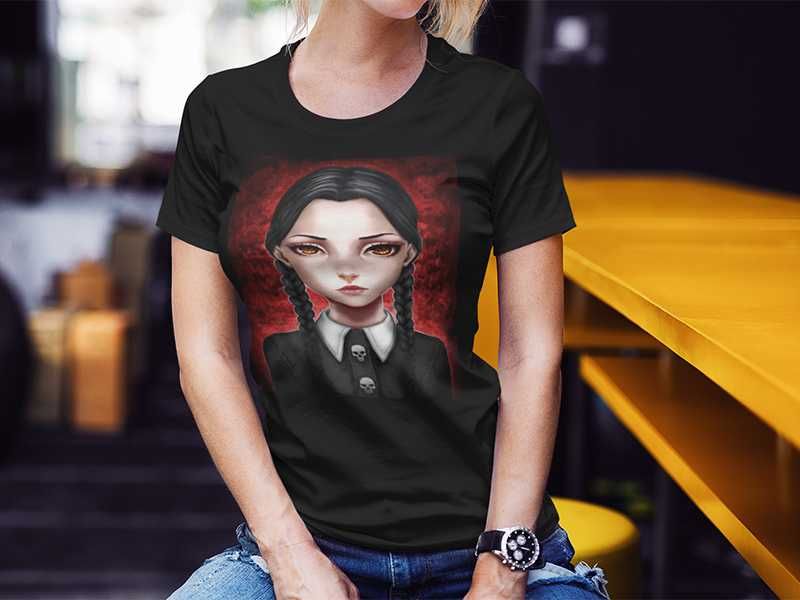 Тениски Wednesday Addams Всички рамери