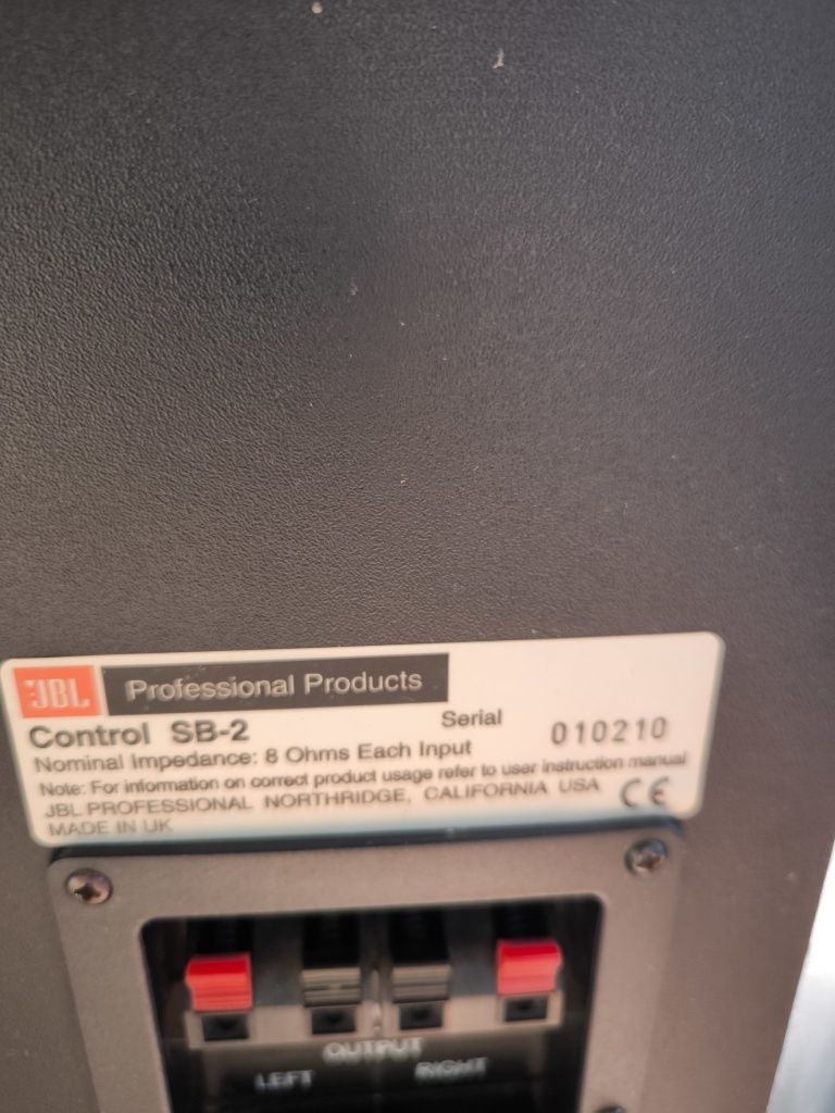 Subwoofer JBL control SB2
