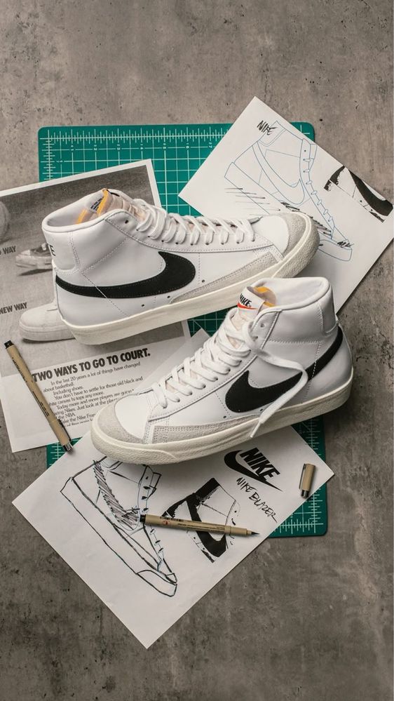 Кроссовки Nike Blazer Mid ’77 High, унисекс, размеры 36–44