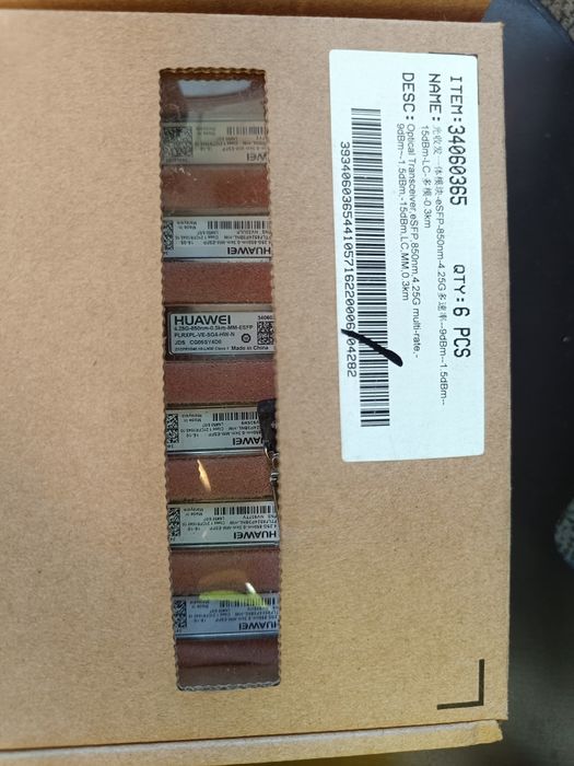 Transceivere Huawei 34060365 Fiber Optical eSFP Multi-Mode 850nm 4.25G