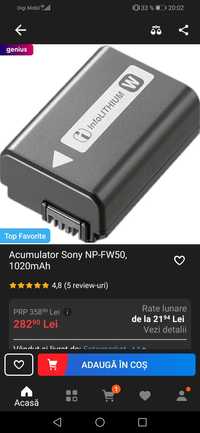 Acumulator Sony NP-FW50