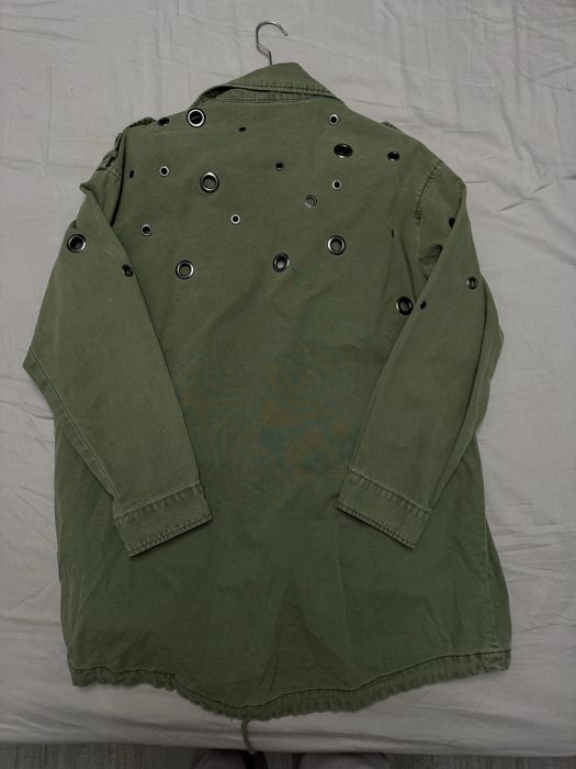 Zara Parka With Metal Trims