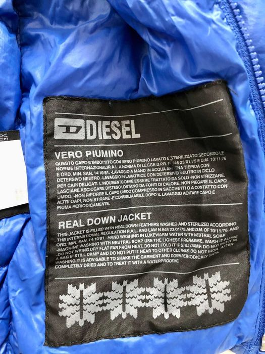 Geaca albastra pentru bebelusi, Diesel, marime 18 luni