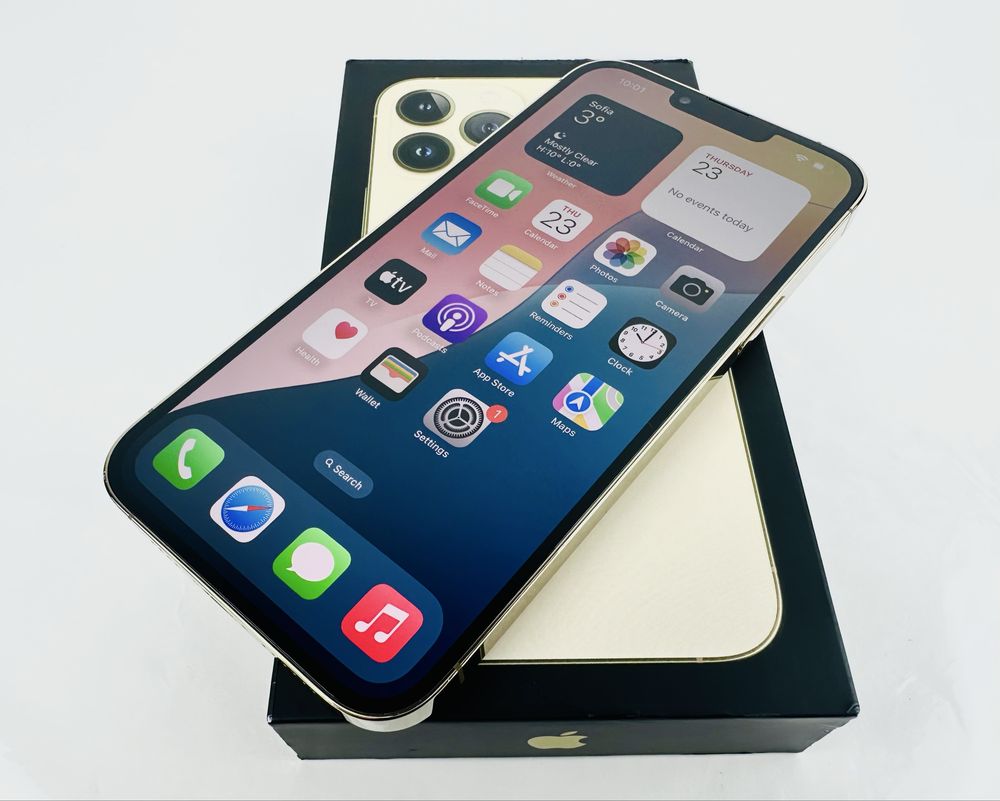 Apple iPhone 13 Pro 128GB Gold 100% Батерия! Гаранция!