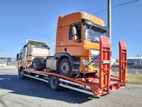 Tractari auto Teleorman transport camion cap tractor bascula 8×4 Raba
