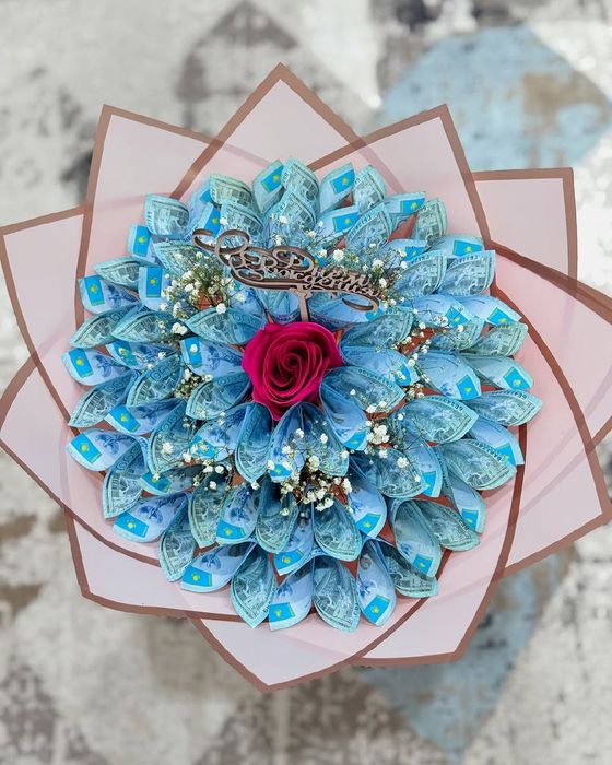 Денежный букет /вечный букет