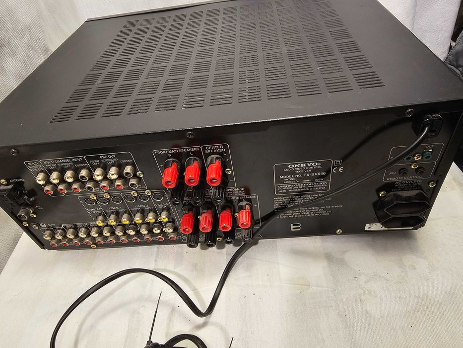 Statie reciver Onkyo TX-SV646 amplificator 2x90W 80hm 330W Consum