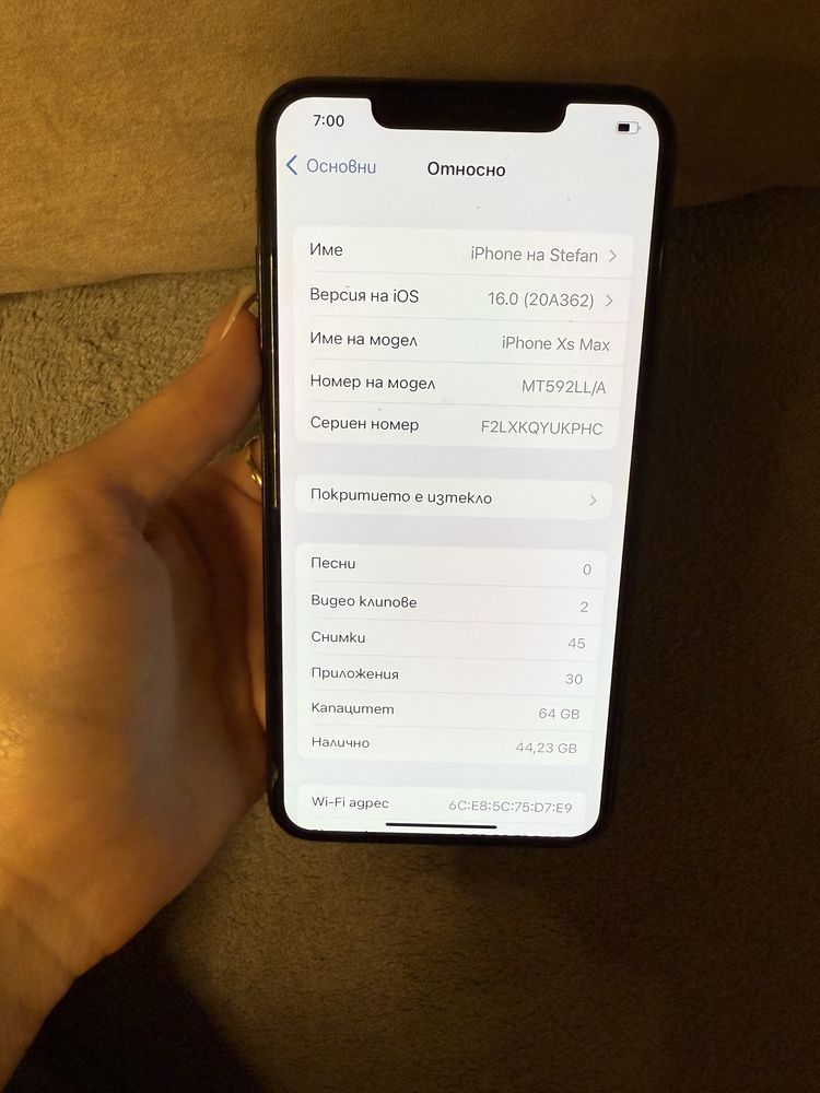Iphone XS MAX 64 GB