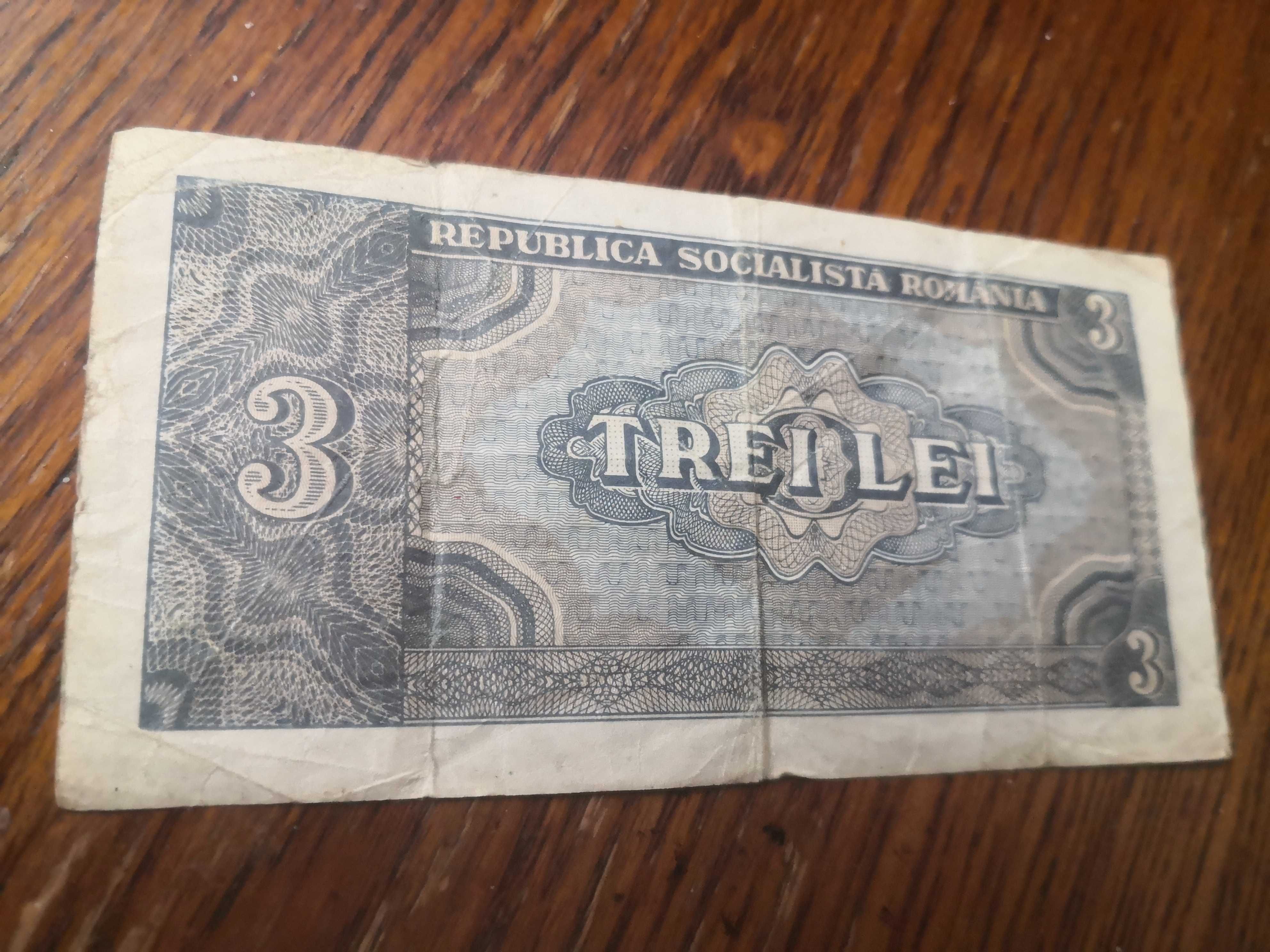 Bacnota 3 LEI din 1966