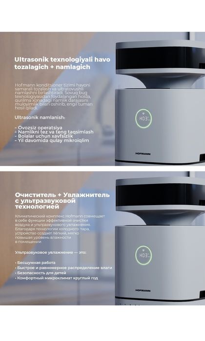 Очиститель и увлажнитель HOFMAN