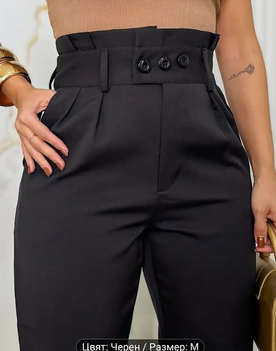 Черен елегантен панталон