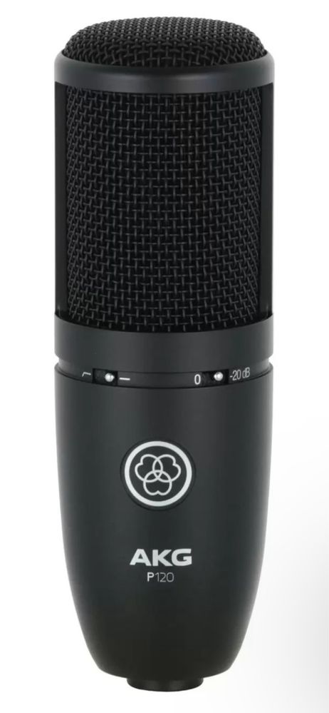 Микрофон AKG P120 + Микрофонная стойка + XLR кабель 3м