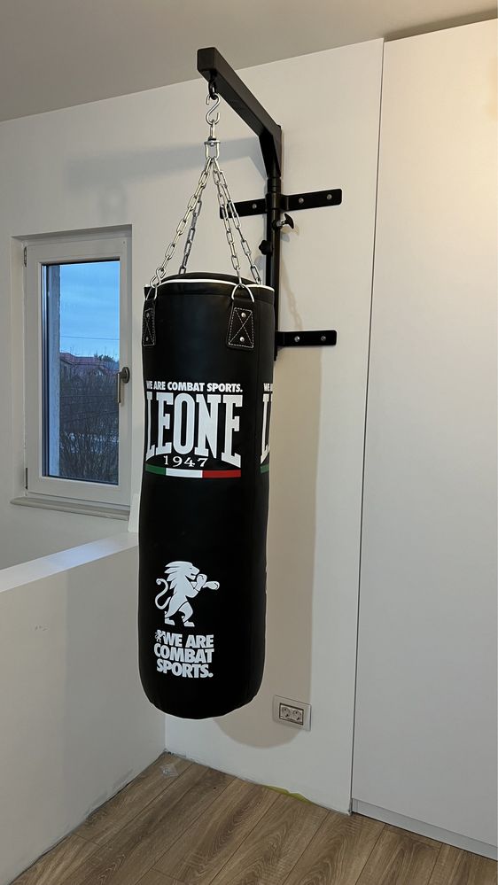 Sac se box Leone 110cm + suport pentru sac de box victory sports