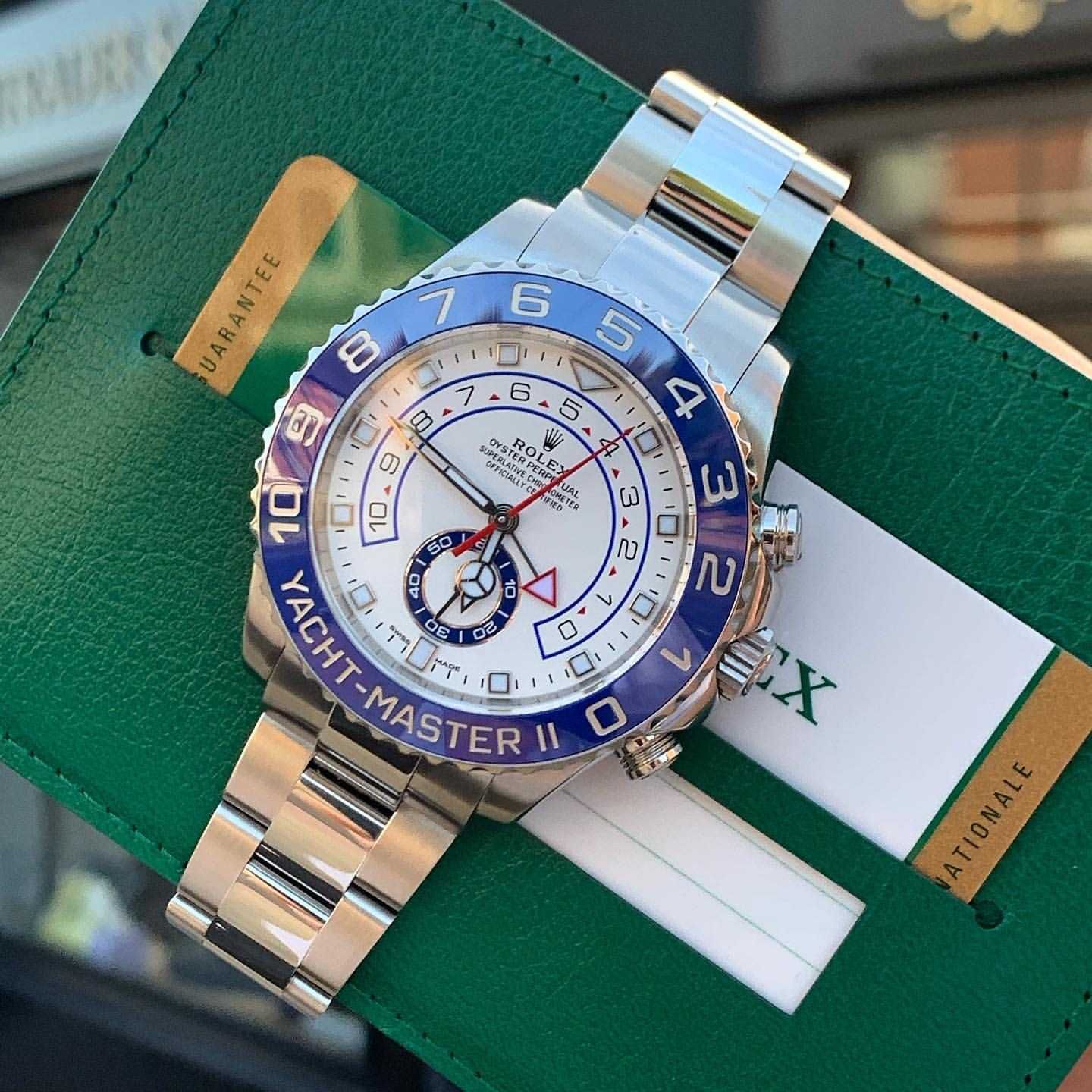 rolex yacht-master 2 / 44mm сребро