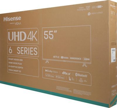Телевизор Hisense 55A6N UHD Smart 4K  Доставка бесплатно